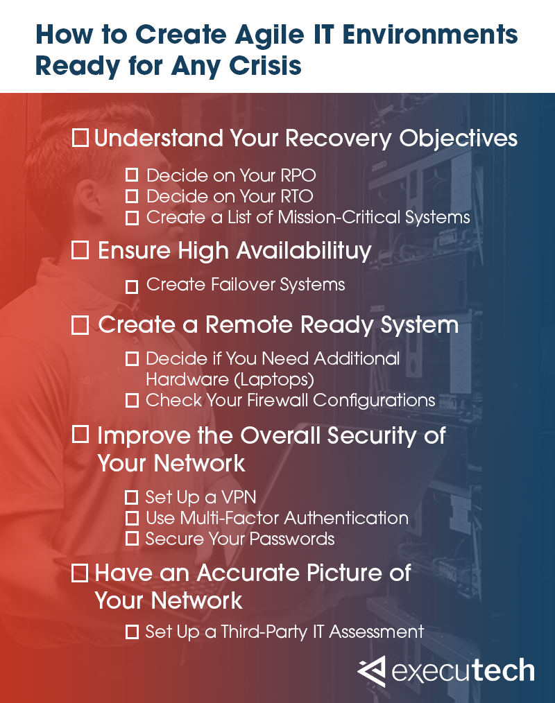 How to Create Agile IT Environments Ready For Any Crisis Disaster